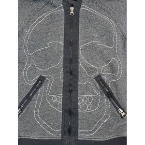 Burton Gray Skull Hoodie